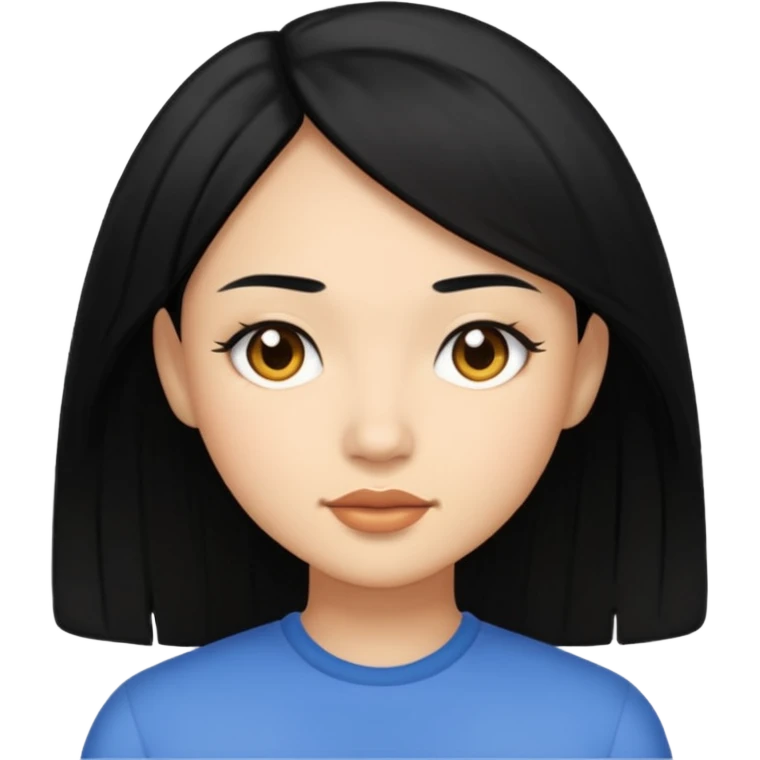 jodia ma with black hair emoji
