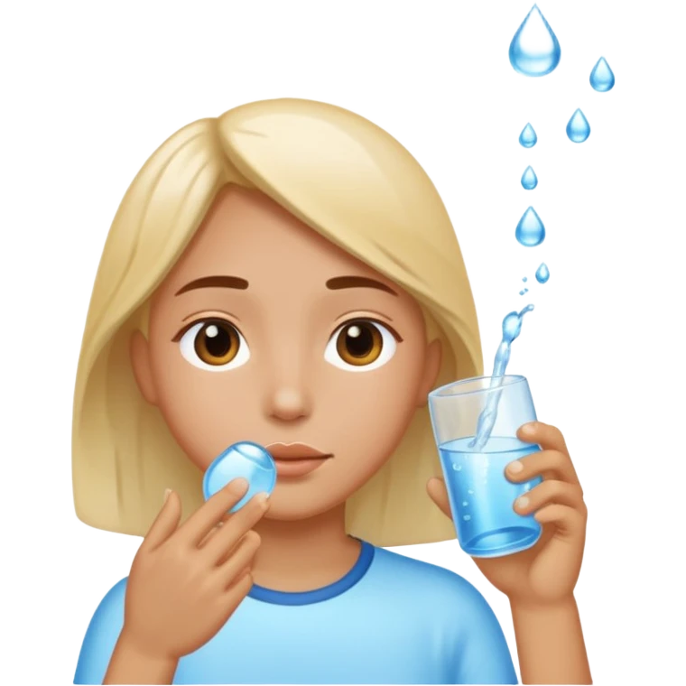 drinking water emoji