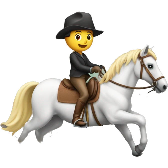 horse riding a horse emoji