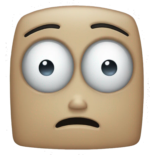 A crying computer emoji
