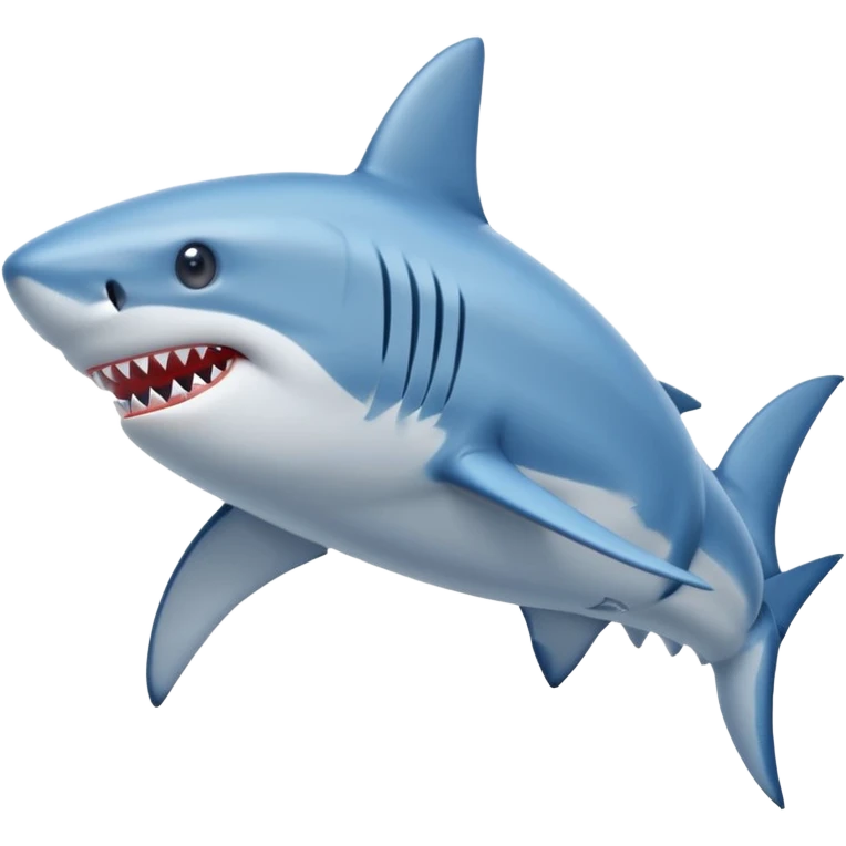 Shark with blue tennis shoes emoji