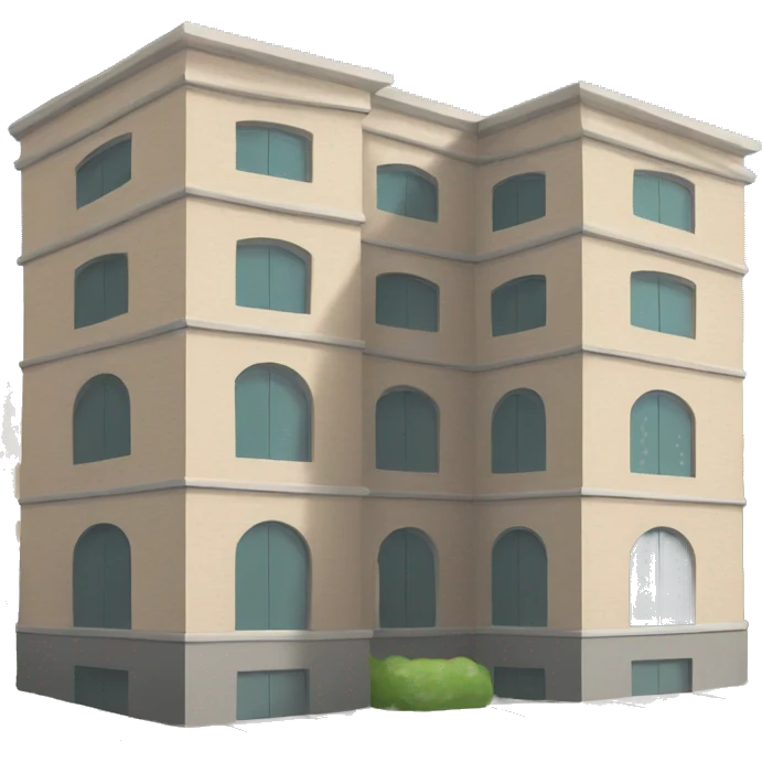 building/flat emoji