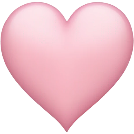 light pink heart emoji