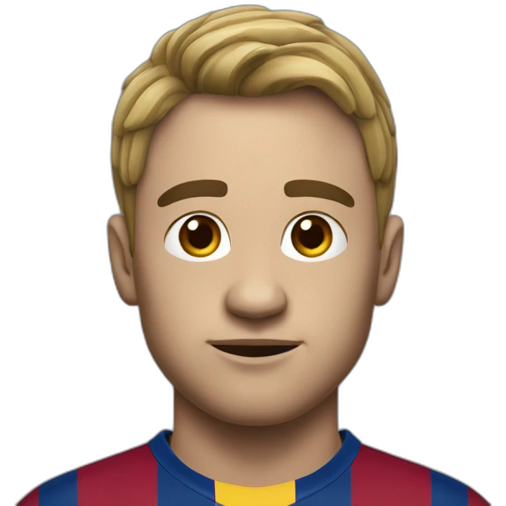 Down symdrome barcelona fc player emoji