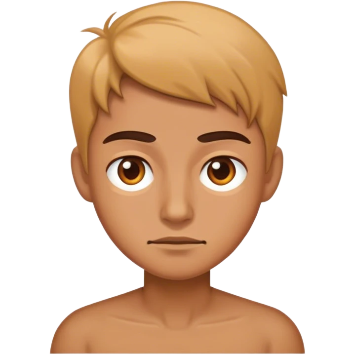 A bittersweet face emoji
