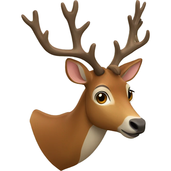 Un renne emoji