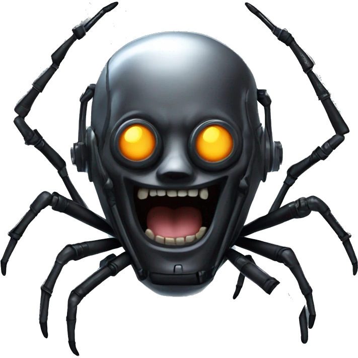 Dark-Techno-Cyberpunk-Industrial-Bass Joyful Spider Emote emoji