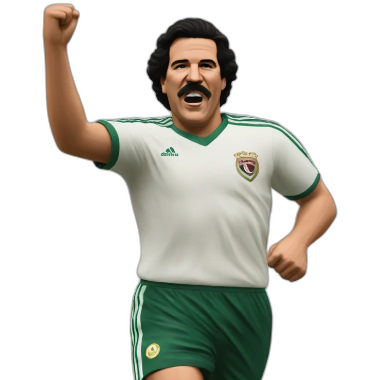 pablo escobar goal celebration emoji