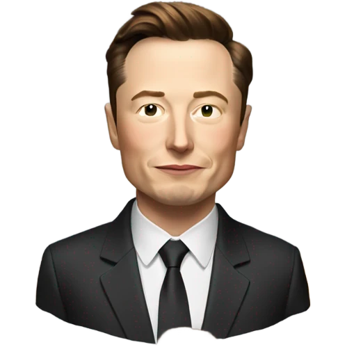 Elon musk looks maxxing emoji