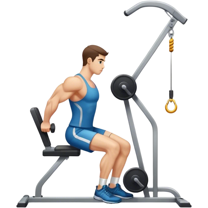 side-view cable-machine tricep-pushdown emoji