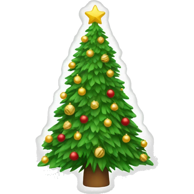 Christmas tree emoji