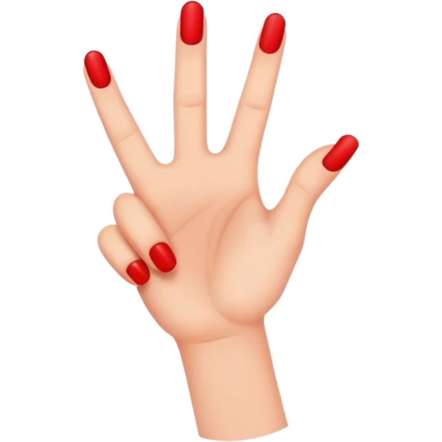 the bloodlines we are the ones hand symbol simple emoji