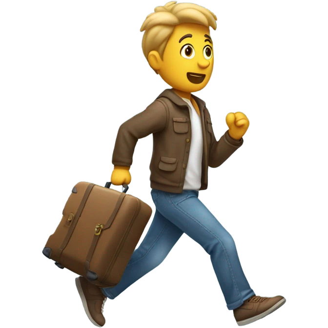 Running to the airport emoji