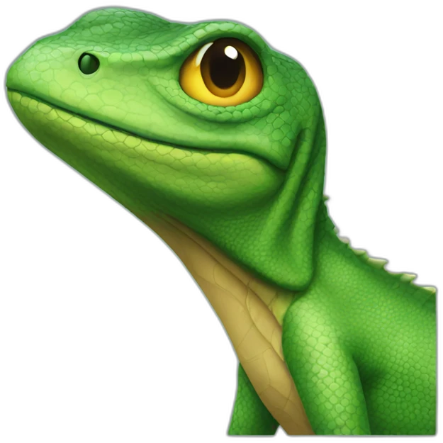 obama but he's a lizard emoji