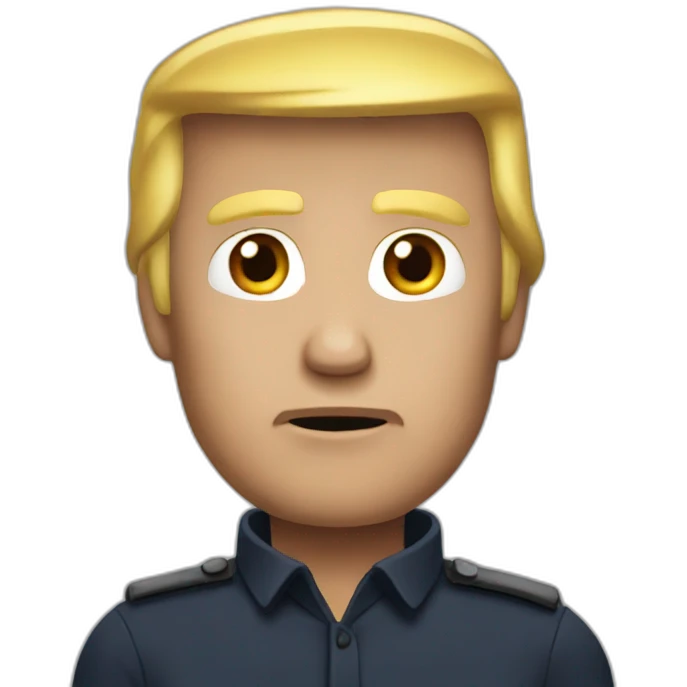 donald-trump-arrested emoji