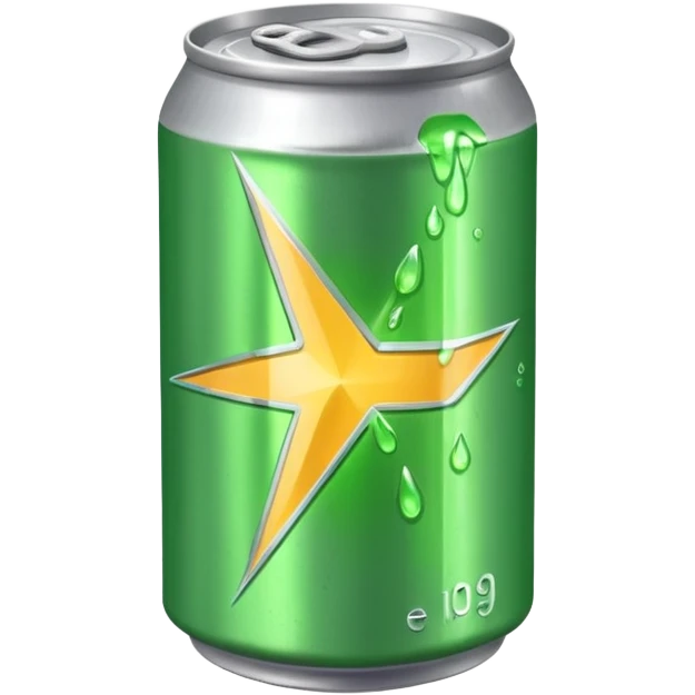 green can, v energy drink emoji