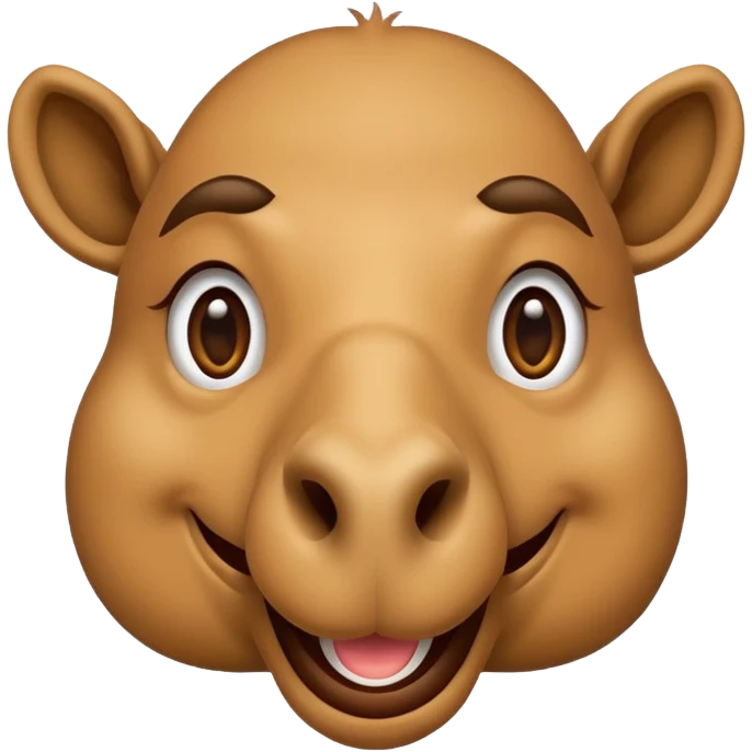Camel funny emoji