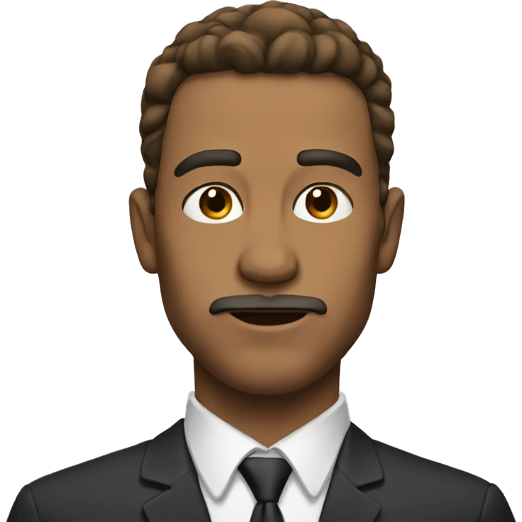 man with sharp jawline emoji