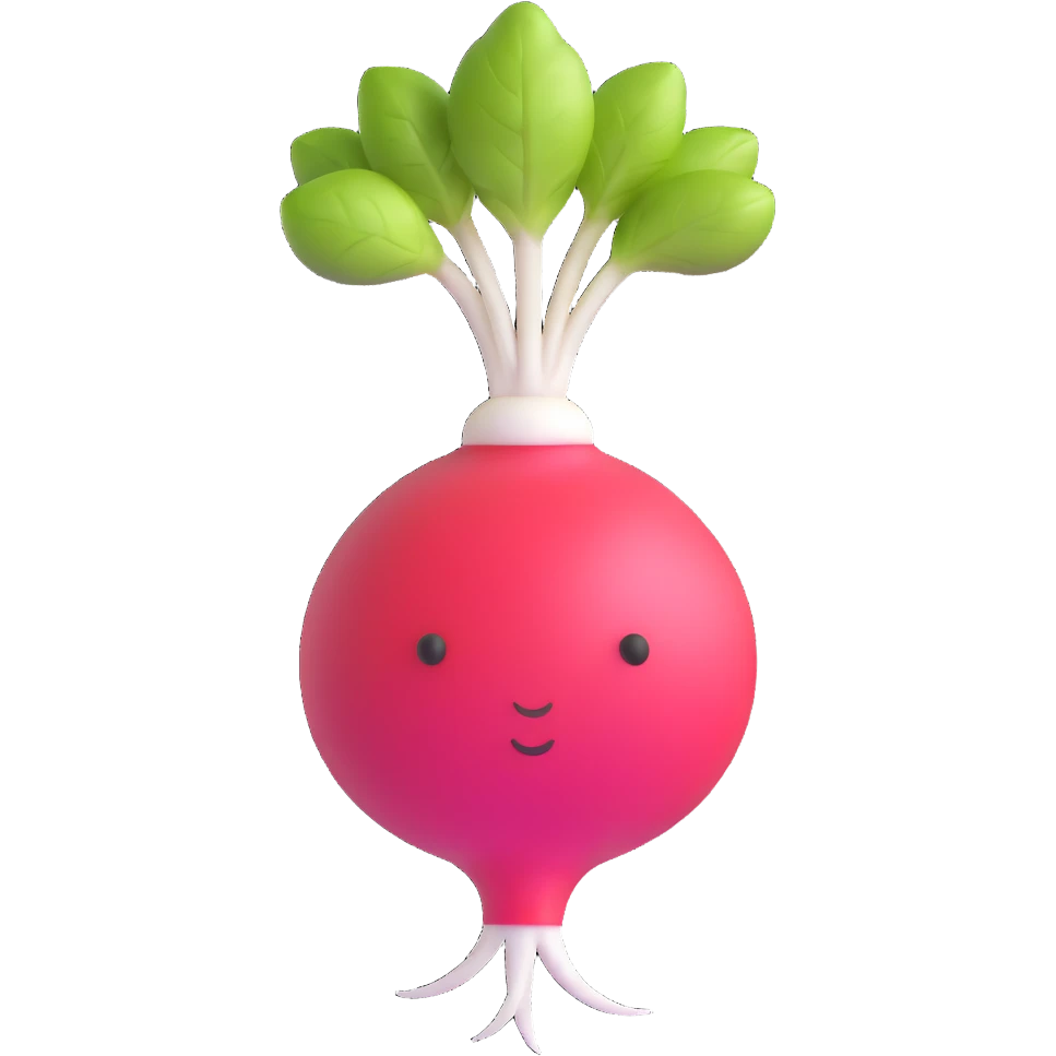radish emoji