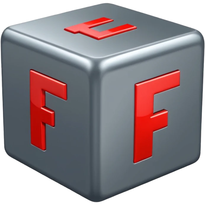 cube with F11# letters on it emoji