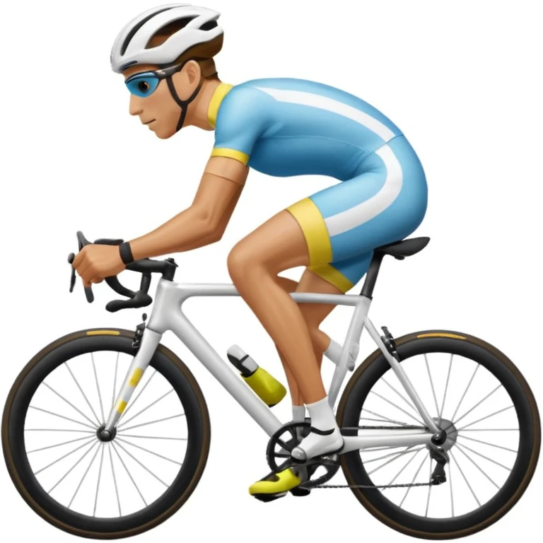 A pro cycling very fast emoji