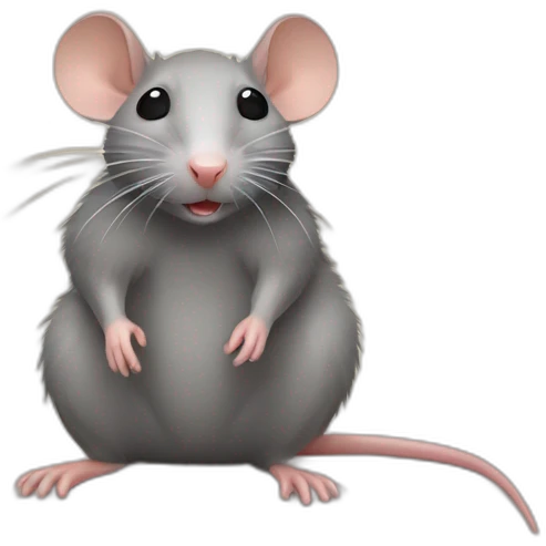Rat sur un rat emoji