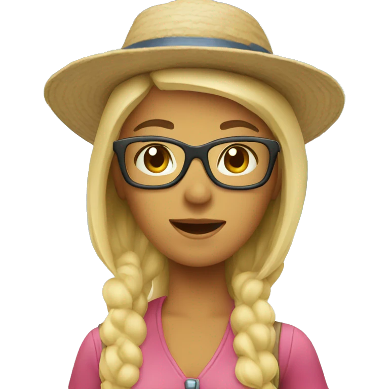 female vacation expert emoji