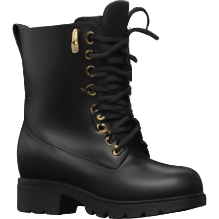 Givency black botes  emoji