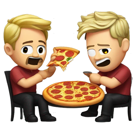 Markiplier eating pizza with gordon ramsay emoji