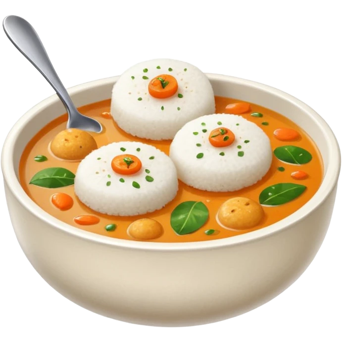 2 idli sambar  emoji