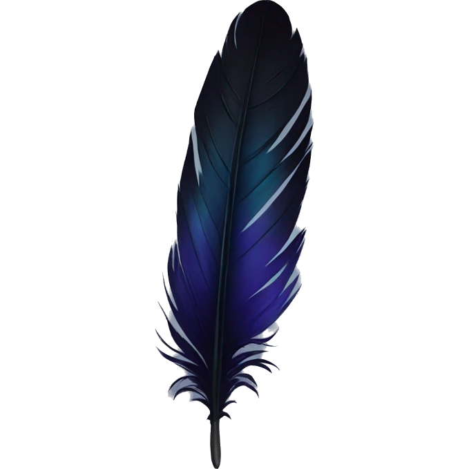 raven feather emoji