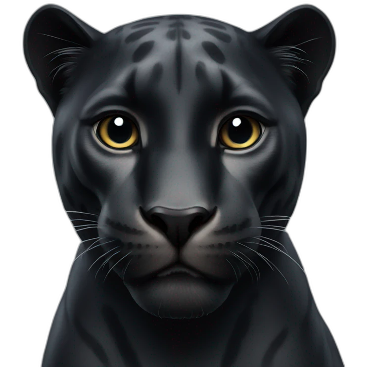 Black panther animal emoji