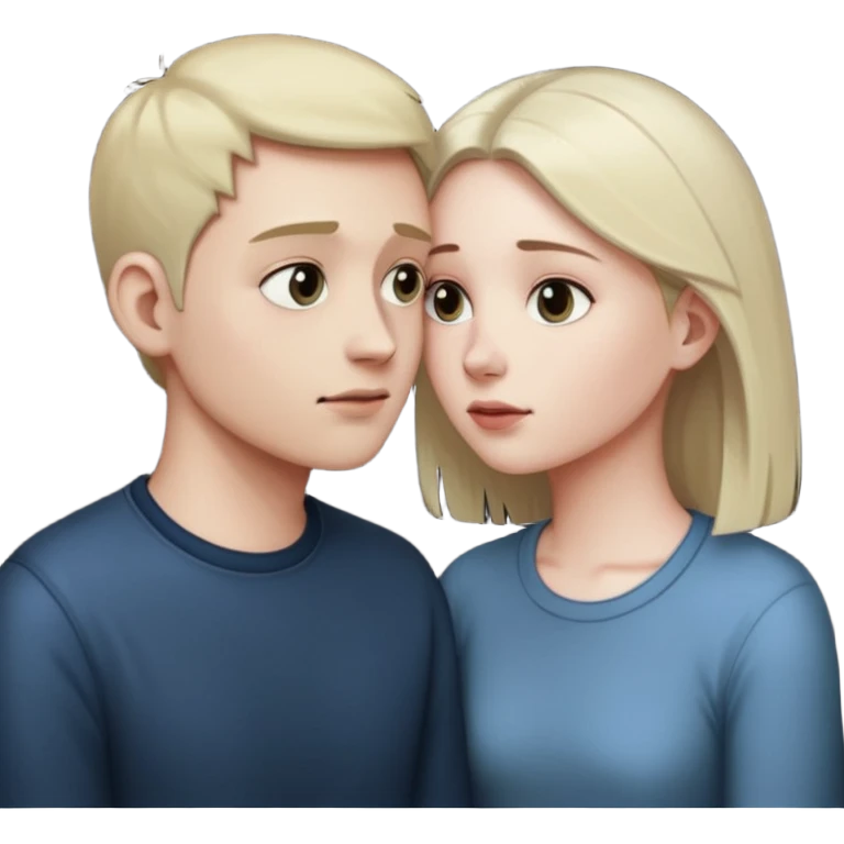  Indifference - 2 people looking away from each other emoji
