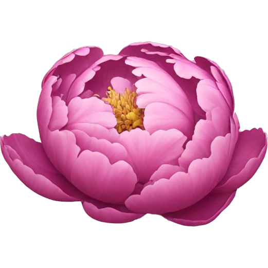 Peony flower emoji