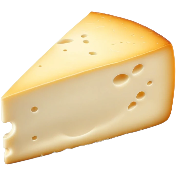 cinematic-realistic-brie-cheese-emoji,-featuring-soft-ripened-cheese-with-a-delicate white rind-rendered-with-lifelike-detail-and-inviting,-natural-lighting emoji