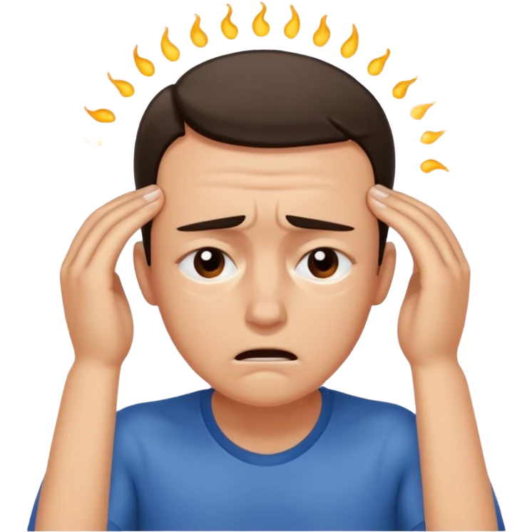 stressfull gesture emoji