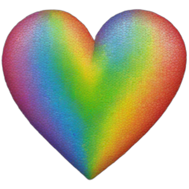 Rainbow Heart emoji