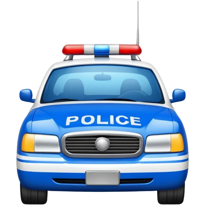 police car emoji