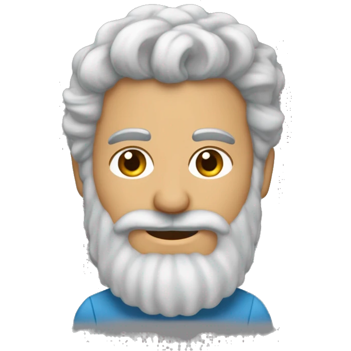 Un homme maghrébin aux cheveux très très courts avec une barbe naissante emoji