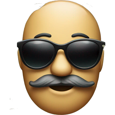 money that smokes cigar with sunglasses emoji