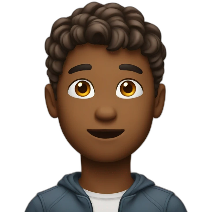 boy think about his girlfriend emoji
