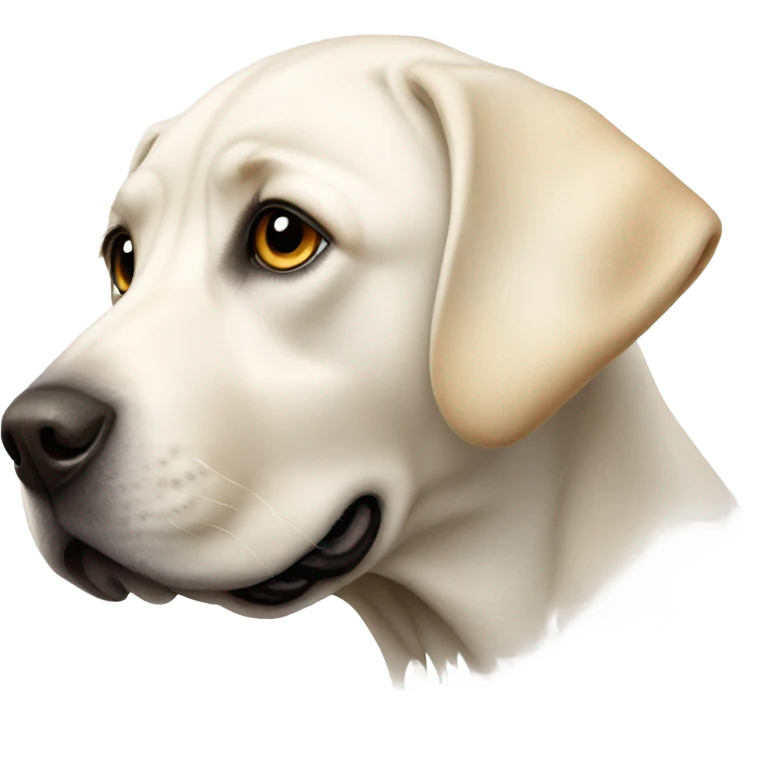 White labrador  emoji