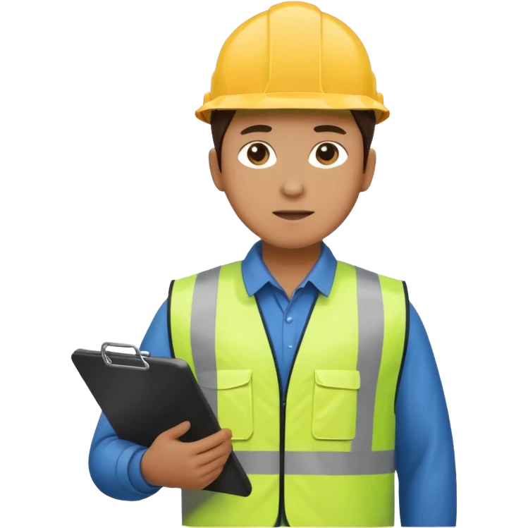 create a realistic emoji of a logistic worker in different weather situuations emoji