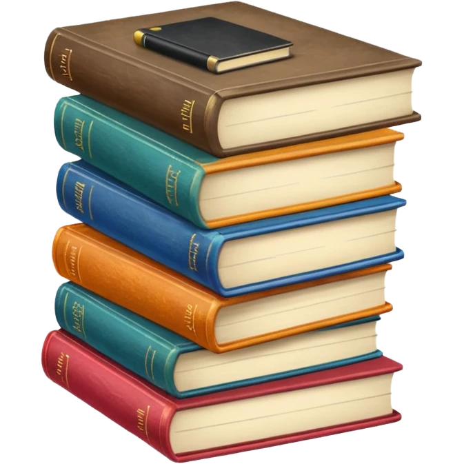 Stacked School Book emoji