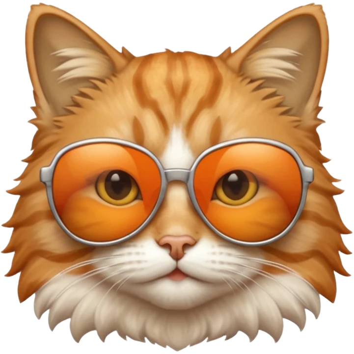 Cat wearing sunglasses emoji