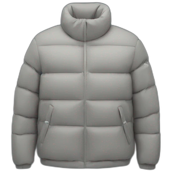 a black down jacket from the corteiz brand emoji
