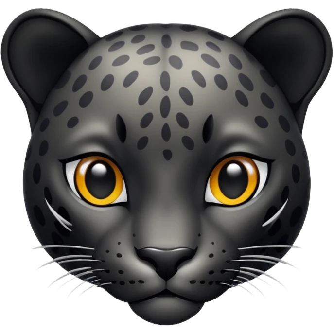 black leopard emoji