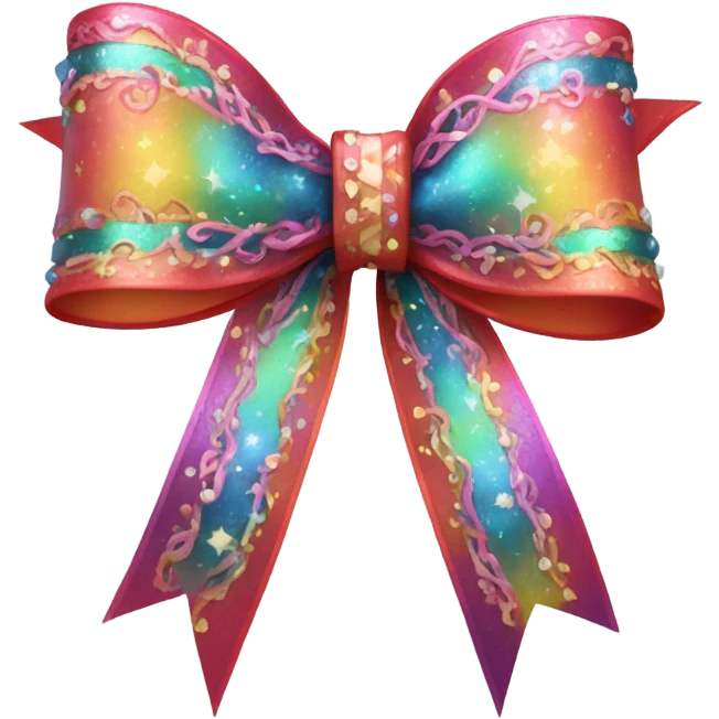 Cute bow emoji