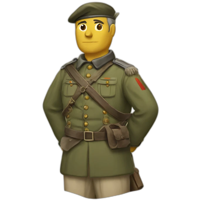 Dirigeant allemand guerre emoji