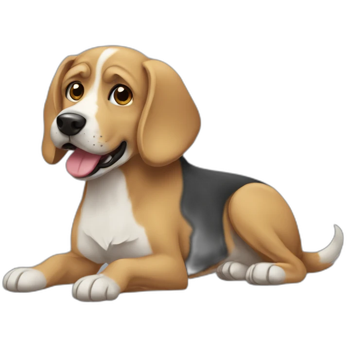 Perro computador emoji